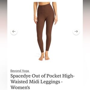 Spacedye Out of Pocket High-Waisted Midi Leggings - Women's